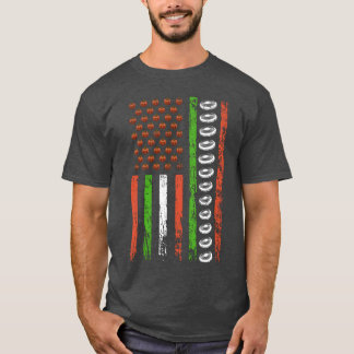 Amerikaanse sport vlag Halloween Pompoen Ultieme f T-shirt