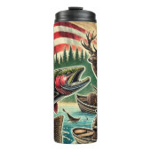 Amerikaanse sport, wildernis avontuur thermosbeker (Voorkant)