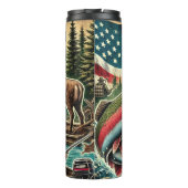 Amerikaanse sport, wildernis avontuur thermosbeker (Achterkant)