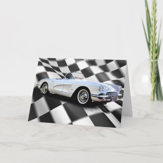 Amerikaanse Sportwagen Kaart (Voorkant)