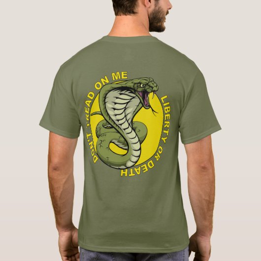 Amerikaanse Spyder Ryders - Don't Tread On Me Teru T-shirt (Achterkant)