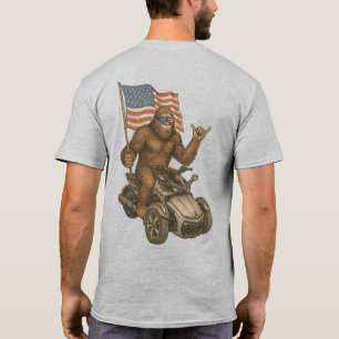 Amerikaanse Spyder Ryders - Spyder BigFoot Flag 2S T-shirt
