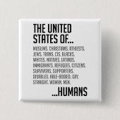 Amerikaanse Square Button (Voorkant)