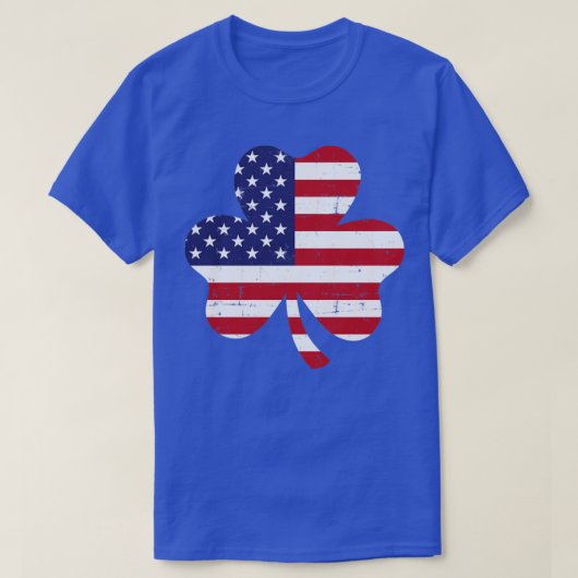 Amerikaanse St. Patricks dag met Amerikaanse shamr T-shirt (Design voorkant)