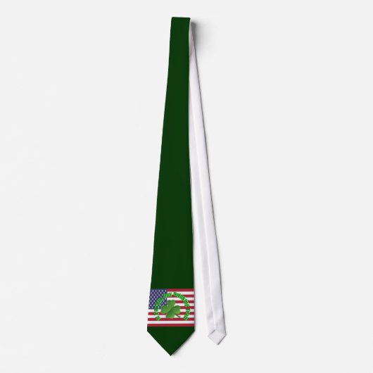 Amerikaanse St. Patrick's day Stropdas (Voorkant)