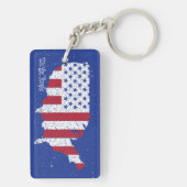 Amerikaanse staat Amerikaanse staat Sleutelhanger (achterkant)