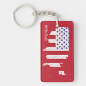 Amerikaanse staat Amerikaanse staat Sleutelhanger (Voorkant)