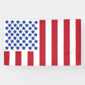 Amerikaanse staat Amerikaanse vlag Spandoek (Horizontaal)