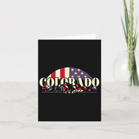 Amerikaanse staat Colorado Kaart (Voorkant)
