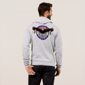 Amerikaanse staat Eagle Hoodie (Achterkant volledig)