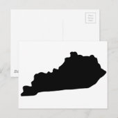 Amerikaanse staat Kentucky Briefkaart (Voorkant / Achterkant)