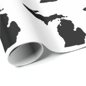 Amerikaanse staat Michigan Cadeaupapier (Rol Hoek)