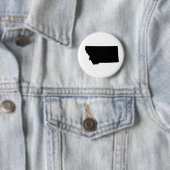 Amerikaanse staat Montana Ronde Button 5,7 Cm (In situ)