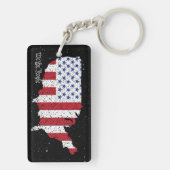 Amerikaanse staat National Keychai Sleutelhanger (achterkant)