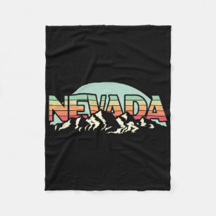 Amerikaanse staat Nevada - Vintage bergnatuur Hi Fleece Deken