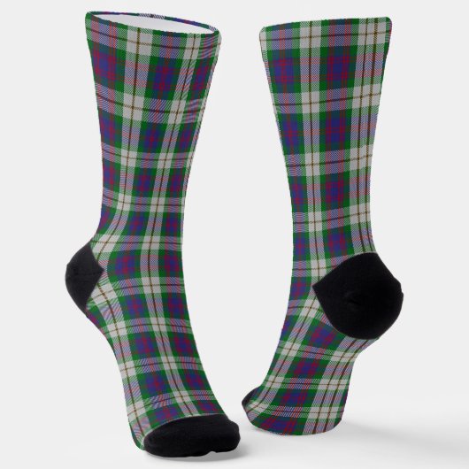 Amerikaanse staat Tartan - Idaho Sokken (Gebogen)