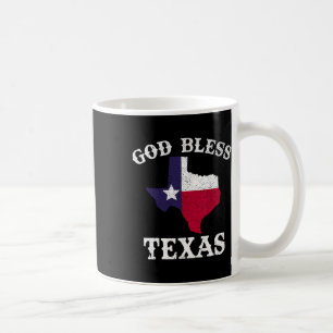 Amerikaanse staat Texas Vlag Texaanse God Bless Te Koffiemok