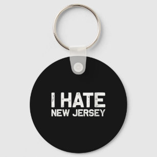 Amerikaanse staatsaandenkens Ik haat New Jersey V- Sleutelhanger