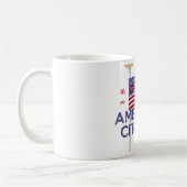 Amerikaanse staatsburger Glittered Koffiemok (Links)