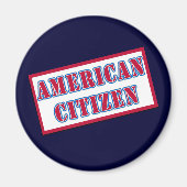 Amerikaanse staatsburger magneet (Voorkant)