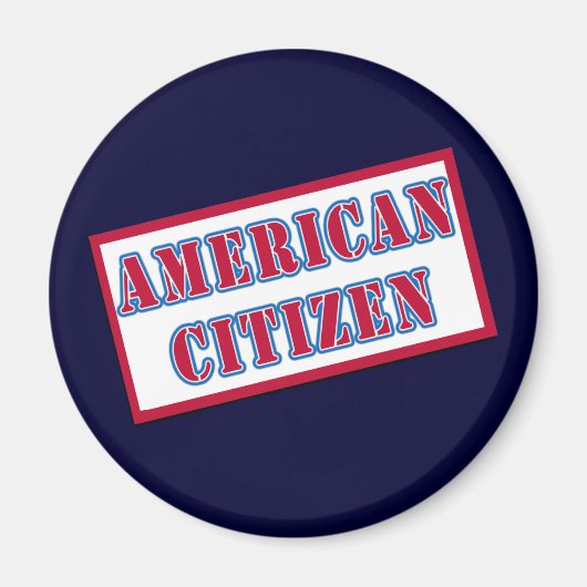 Amerikaanse staatsburger magneet (Voorkant)