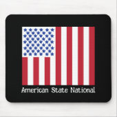 Amerikaanse Staatsburger met Vrede Muismat (Voorkant)