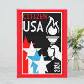 Amerikaanse staatsburgerschap geschenken (Staand voorkant)