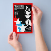 Amerikaanse staatsburgerschap geschenken flyer (Hand)