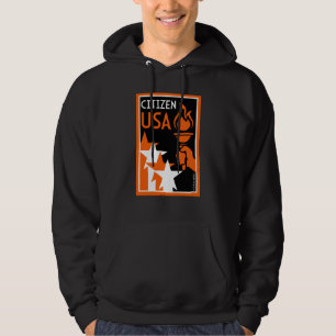 Amerikaanse staatsburgerschap geschenken hoodie