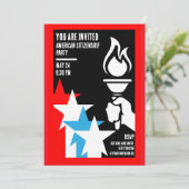 Amerikaanse staatsburgerschap geschenken kaart (Staand voorkant)