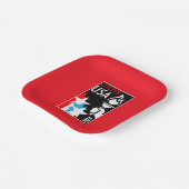 Amerikaanse staatsburgerschap geschenken papieren bordje (Gebogen)