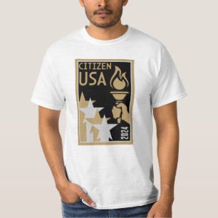Amerikaanse staatsburgerschap geschenken t-shirt