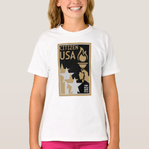 Amerikaanse staatsburgerschap geschenken t-shirt