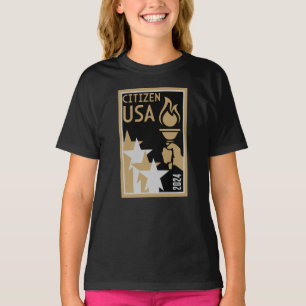 Amerikaanse staatsburgerschap geschenken t-shirt