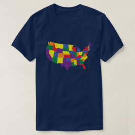 Amerikaanse staatspride t-shirt