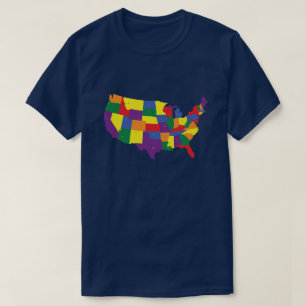 Amerikaanse staatspride t-shirt