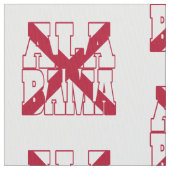 Amerikaanse staatsvlag Alabama Stof (Close Up)