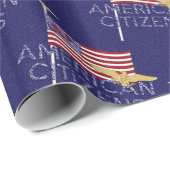 Amerikaanse staatsvlag, blauw-Gift-omslag Cadeaupapier (Rol Hoek)