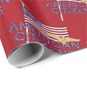 Amerikaanse staatsvlag, Rood-Gift Wrap Cadeaupapier (Rol Hoek)