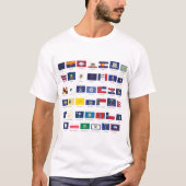 Amerikaanse staatsvlaggen t-shirt (Voorkant)