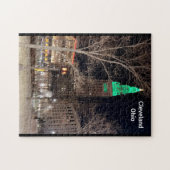 AMERIKAANSE STAD CLEVELAND OHIO JIGSAW PUZZZLE LEGPUZZEL (Horizontaal)