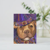 AMERIKAANSE STAFFORDSHIRE BRIEFKAART (Staand voorkant)