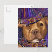 AMERIKAANSE STAFFORDSHIRE BRIEFKAART (Voorkant / Achterkant)