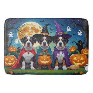 Amerikaanse Staffordshire Dog Pumpkin Halloween Fu Badmat