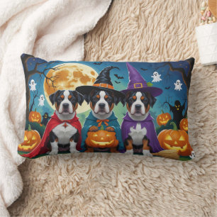 Amerikaanse Staffordshire Dog Pumpkin Halloween Fu Kussen