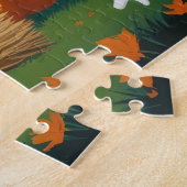 Amerikaanse Staffordshire Dog Pumpkin Halloween Fu Legpuzzel (Zijkant)