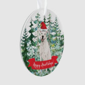 Amerikaanse Staffordshire doodsbang voor kerstmis Ornament (voorkant)