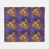 AMERIKAANSE STAFFORDSHIRE FLEECE DEKEN (Voorkant (Horizontaal))