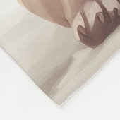 Amerikaanse Staffordshire Hond in Sneeuw Kerstmis Fleece Deken (Hoek)