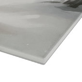 Amerikaanse Staffordshire Hond in Sneeuw Kerstmis Snijplank (Hoek)